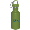WB7075-WIDE MOUTH 500 ml (17 fl. oz.) STAINLESS STEEL WATER BOTTLE-Army Green matte